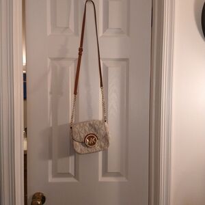 Michael Kors Cream Crossbody Bag